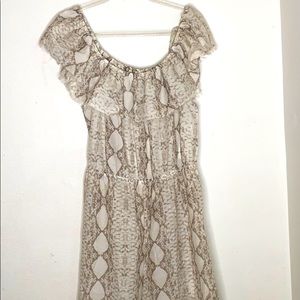 Goa Beachwear by Japna Gray/White Cover Up XL